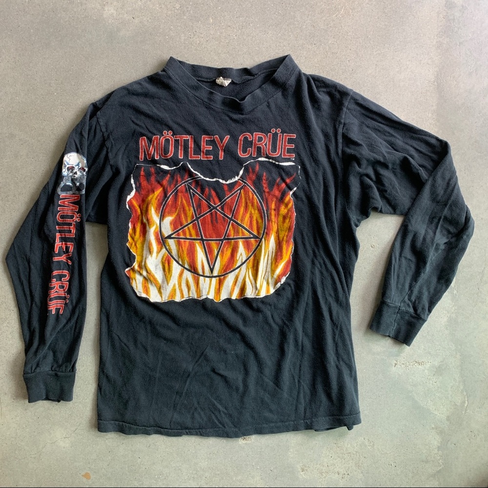 Vintage 1984 Motley Crue long sleeve tour t-shirt